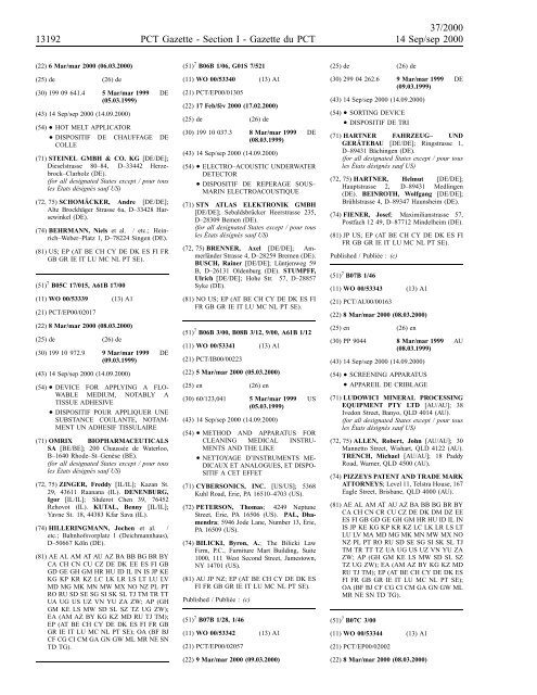 section 1 - World Intellectual Property Organization