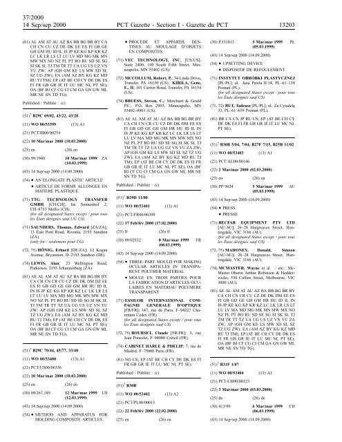 section 1 - World Intellectual Property Organization