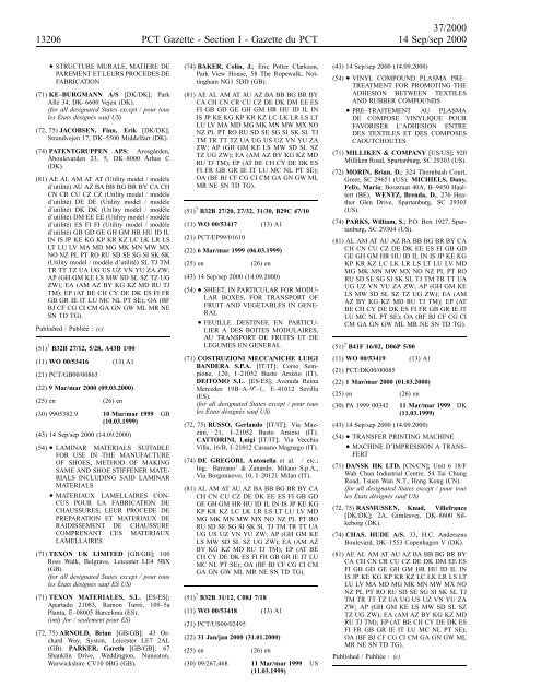 section 1 - World Intellectual Property Organization