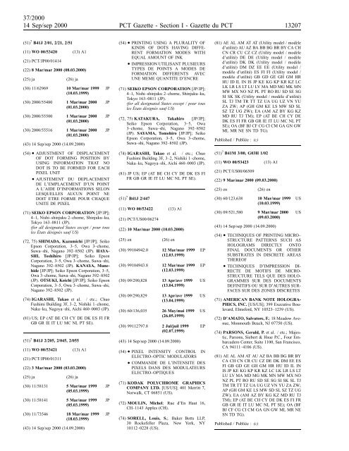 section 1 - World Intellectual Property Organization