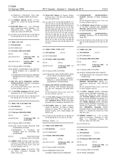 section 1 - World Intellectual Property Organization