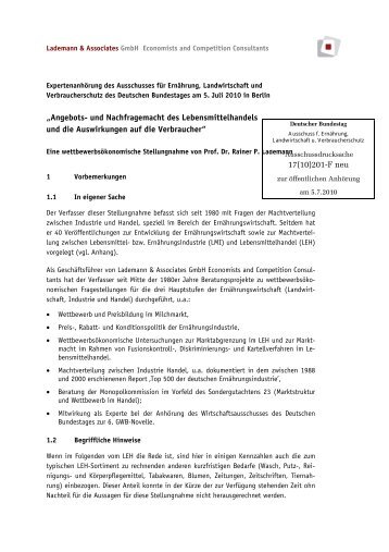 A-Drs. 17(10)201-F neu Stellungnahme - Deutscher Bundestag