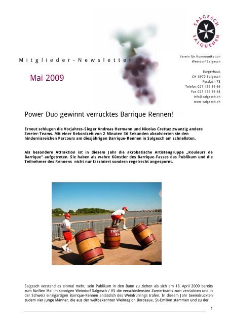 Newsletter_02.05.2009.pdf - Salgesch / Salquenen