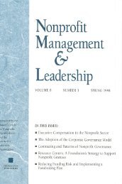 Nonprofit management and leadership Spring 98 - Your 