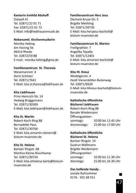 Pfarrbrief als PDF-Download - Katholische Pfarrgemeinde Liebfrauen