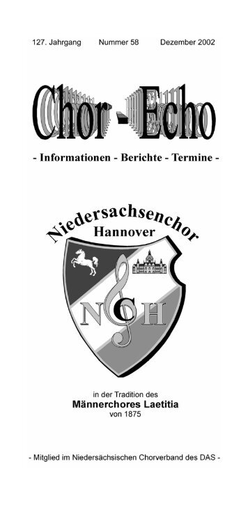 Nr.58 - Niedersachsenchor