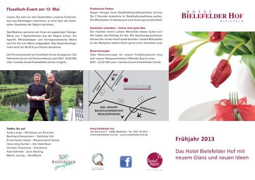 Events im Frühjahr - Hotel Bielefelder Hof