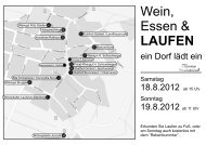 Wein, Essen & LAUFEN - toubiz 2.0 - Veranstaltungen