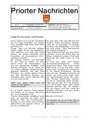 Priorter Nachrichten - 2002-03 - Heimatverein Memoria Priort
