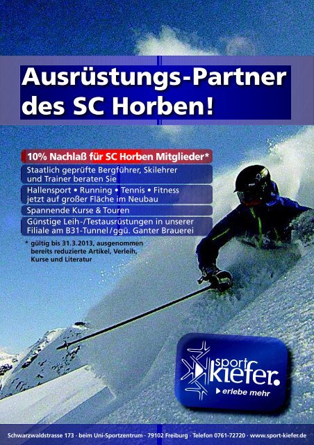 Winterprogramm 2013 - Skiclub Horben eV