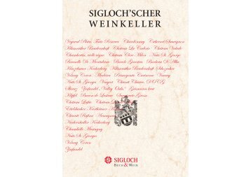 SIGLOCH'SCHER WEINKELLER