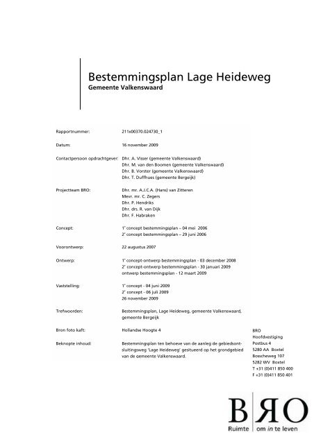 1. inleidende regels - Ruimtelijkeplannen gemeente Valkenswaard ...