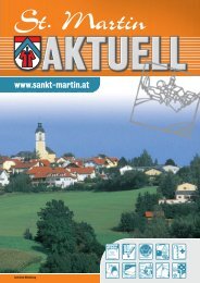 1.Wichtige Termine - Gemeinde St. Martin im Mühlkreis