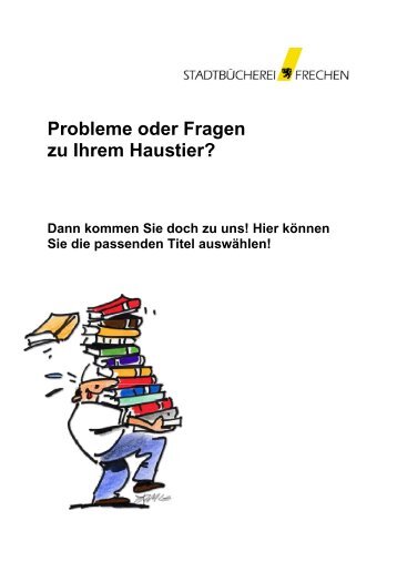 Probleme oder Fragen zu Ihrem Haustier? - Stadt Frechen