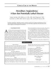 Hereditary Angioedema: A Rare But Potentially Lethal Disease