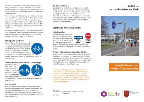 Radfahren in Ludwighafen (pdf, 2.1 MB) - Ludwigshafen