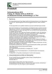 Protokoll Schiesskonferenz 22.10.2010 - TASV