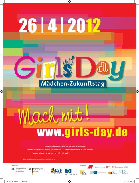 finden Sie alle Angebote zum Girls' Day - Hemer