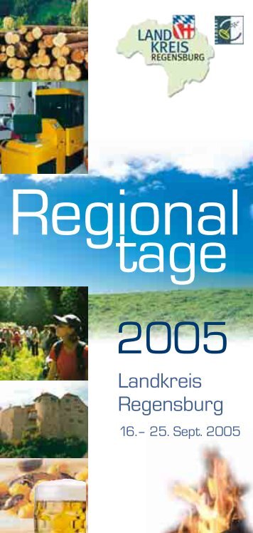Regionaltage Flyer 2/05 - Landesbeirat Holz Bayern