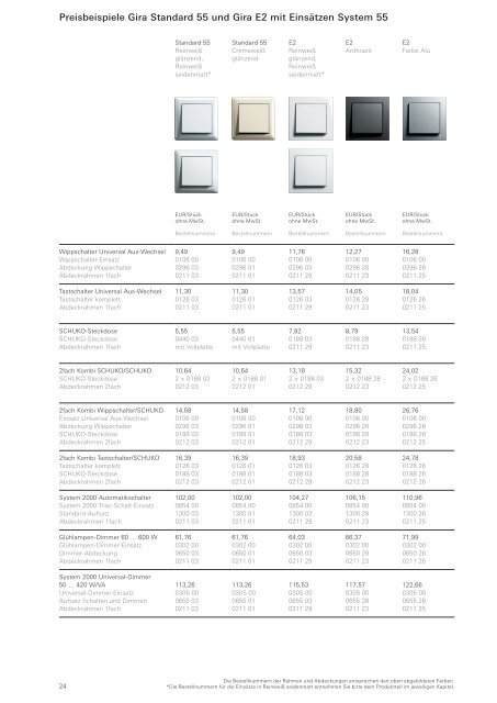 Gira Katalog 2010 - 2011 (PDF-Datei, 53.638KB