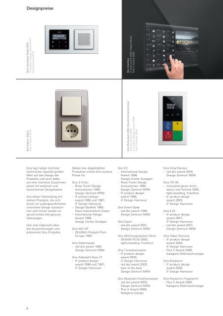 Gira Katalog 2010 - 2011 (PDF-Datei, 53.638KB