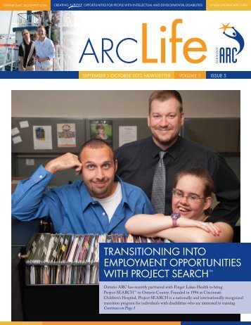 transitioning into employment opportunities with - Ontario ARC