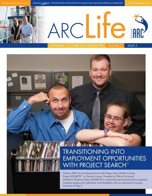 transitioning into employment opportunities with - Ontario ARC