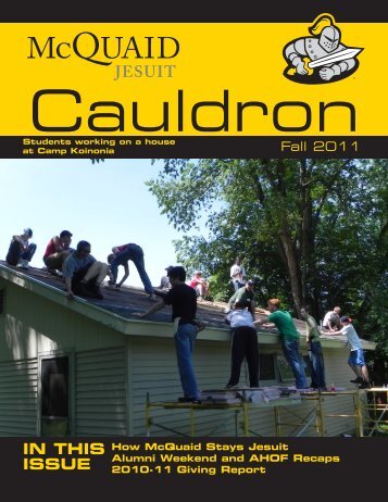 IN THIS ISSUE - McQuaid Jesuit High School