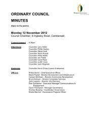 ORDINARY COUNCIL MINUTES - City of Boroondara