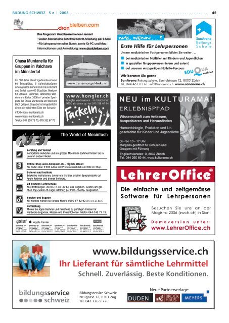 bildungschweiz - beim LCH