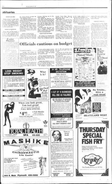 Canton Observer for October 26, 1981 - Canton Public Library