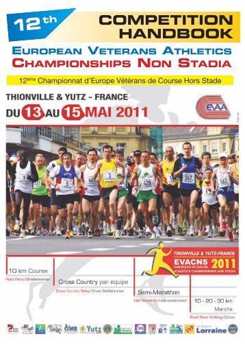 COMPETITION HANDBOOK - European Veterans Athletic Association