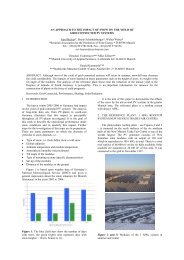 AN APPROACH TO THE IMPACT OF SNOW ON THE YIELD OF ...