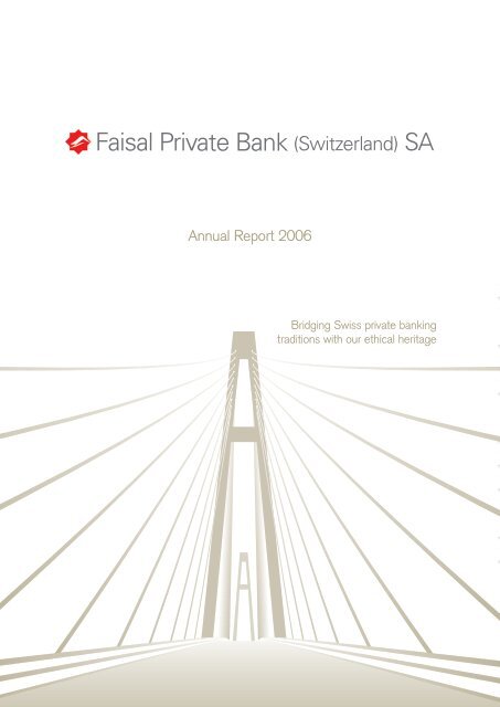Annual Report 2006 - Faisal Finance Switzerland SA