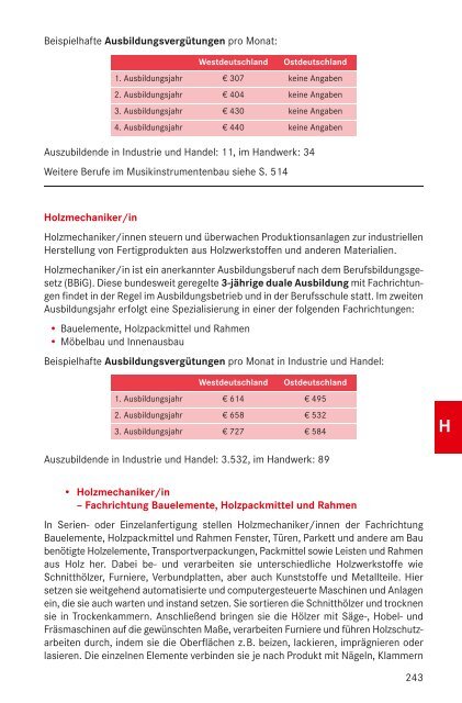 Lexikon der Ausbildungsberufe - BERUF AKTUELL