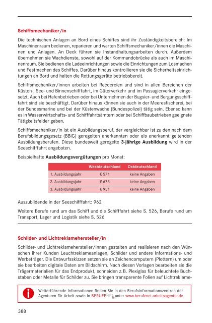 Lexikon der Ausbildungsberufe - BERUF AKTUELL