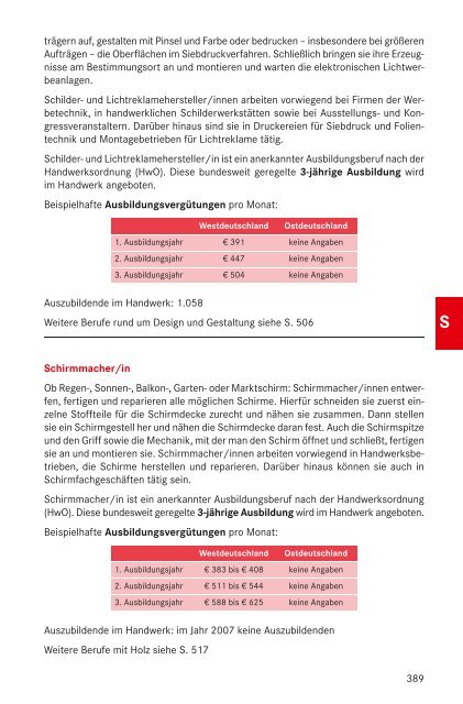 Lexikon der Ausbildungsberufe - BERUF AKTUELL