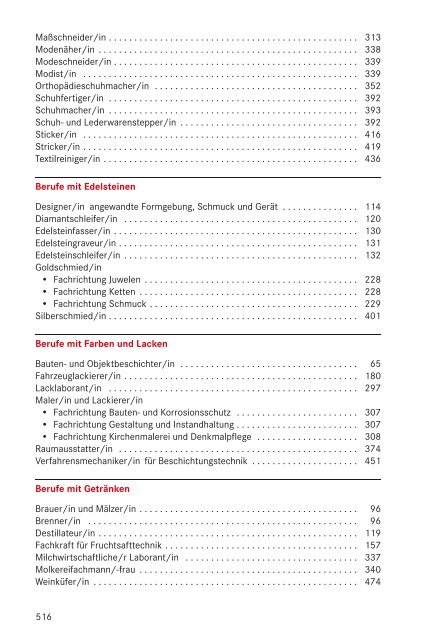 Lexikon der Ausbildungsberufe - BERUF AKTUELL