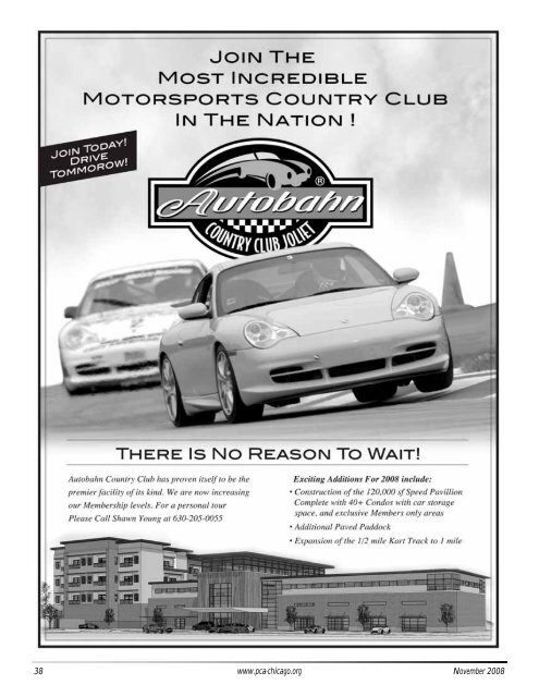 November - Porsche Club of America - Chicago Region