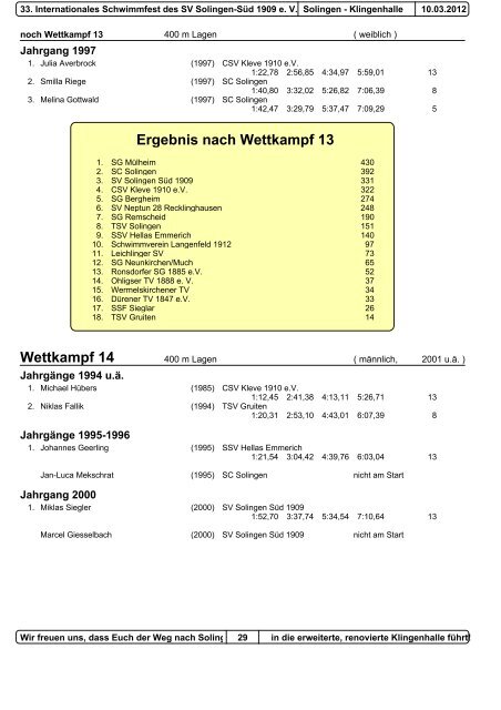 Protokolls - SV Neptun 28 Recklinghausen e.V.