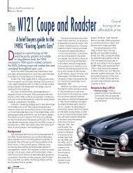 A brief buyers guide to the 190SL “Touring Sports Cars”