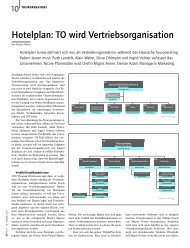 Hotelplan: TO wird Vertriebsorganisation - Schweizer Touristik