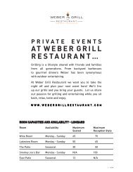 Lombard menu (pdf) - Weber Grill Restaurant