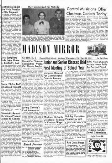December 18, 1953 (The Madison Mirror, 1925 - 1969)