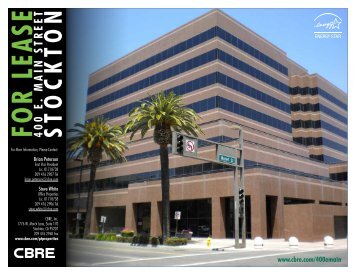 400 e . main street stocktonfor lease - CBRE