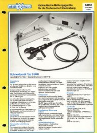 Datenblatt - Schneidgerät S 90 H - Weber-Hydraulik GmbH