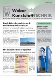 Weber Kunststofftechnik - Downloads ...