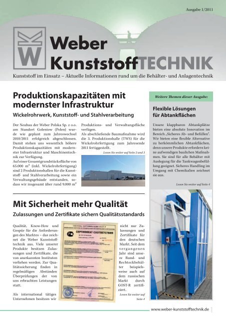 Weber Kunststofftechnik - Downloads ...