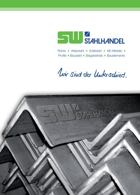 Firmenbroschüre - SW Stahlhandel GmbH