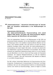 PRESSEMITTEILUNG - Finanzamt Leonberg